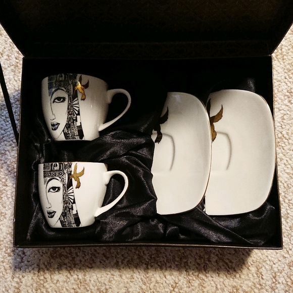 💖2/$25💖 Fine Porcelain Coffee Cup Set by Empire National Souvenirs - Picture 2 of 6